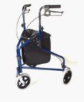 wheeled walking frame with basket