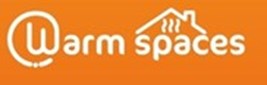 Warm spaces logo
